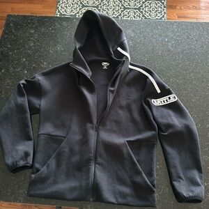 Battle Black Zipper Hoodie